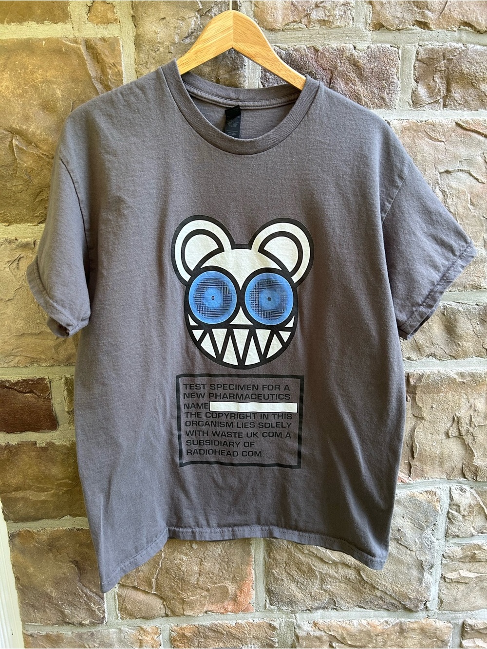 Radiohead Gray Graphic Tee